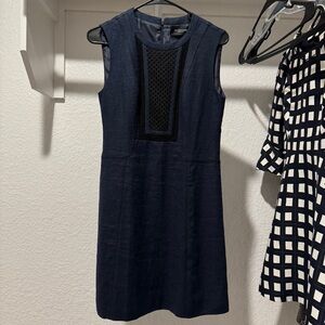 Jill Stuart Navy Sleeveless Mini Dress
